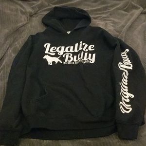 Size XL black orginal bully hoodie